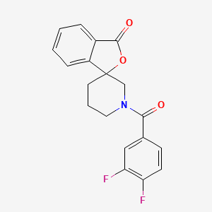1'-(3,4-Difluorobenzoyl)spiro[2-benzofuran-3,3'-piperidine]-1-one
