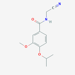 N-(cyanomethyl)-3-methoxy-4-(propan-2-yloxy)benzamide