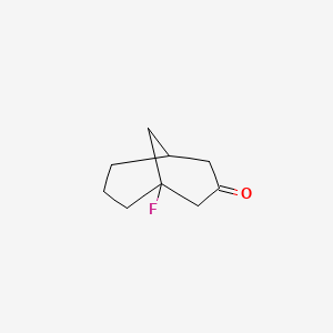 molecular formula C9H13FO B2787106 1-Fluorobicyclo[3.3.1]nonan-3-one CAS No. 70013-62-6