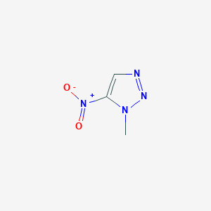 molecular formula C3H4N4O2 B2787259 1-Methyl-5-nitro-1,2,3-triazole CAS No. 1204736-25-3
