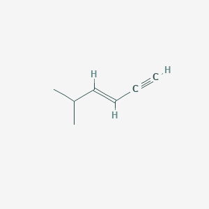 molecular formula C7H10 B2787397 (E)-5-Methyl-3-hexen-1-yne CAS No. 38253-07-5