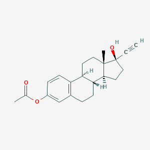 molecular formula C22H26O3 B027874 炔雌醇 3-乙酸酯 CAS No. 5779-47-5