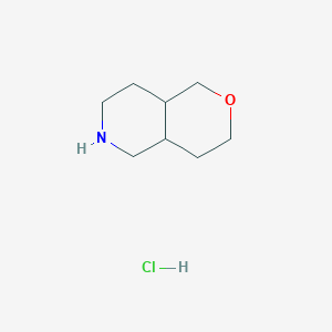 molecular formula C8H16ClNO B2787408 octahydro-1H-pyrano[4,3-c]pyridine hydrochloride CAS No. 2445784-89-2