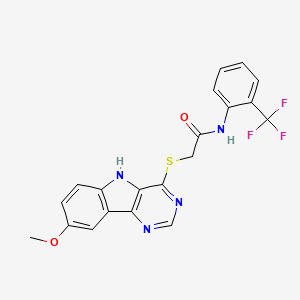 3-methyl-N-[4-({4-[5-(4-methylphenyl)-1,2,4-oxadiazol-3-yl]piperidin-1-yl}sulfonyl)phenyl]butanamide