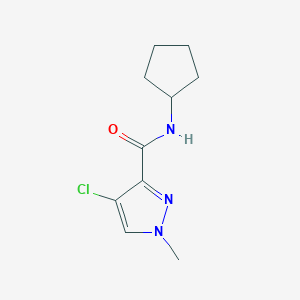4-chloro-N-cyclopentyl-1-methyl-1H-pyrazole-3-carboxamide