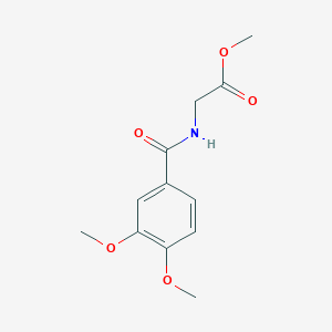 (3,4-Dimethoxy-benzoylamino)-acetic acid methyl ester
