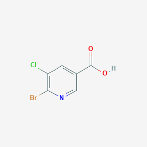 molecular formula C6H3BrClNO2 B2787572 6-Bromo-5-chloronicotinic acid CAS No. 38185-54-5