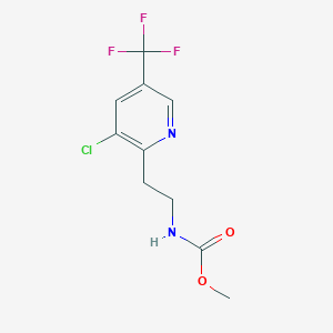 methyl N-{2-[3-chloro-5-(trifluoromethyl)pyridin-2-yl]ethyl}carbamate
