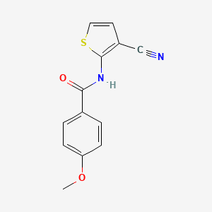 N-(3-cyanothiophen-2-yl)-4-methoxybenzamide