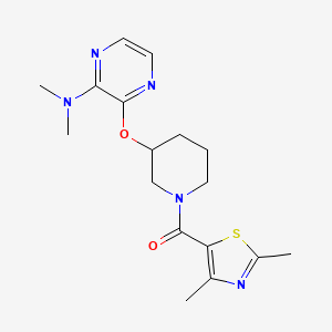 (3-((3-(Dimethylamino)pyrazin-2-yl)oxy)piperidin-1-yl)(2,4-dimethylthiazol-5-yl)methanone