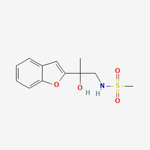 N-(2-(benzofuran-2-yl)-2-hydroxypropyl)methanesulfonamide