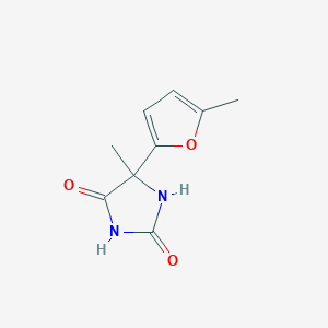5-Methyl-5-(5-methylfuran-2-yl)imidazolidine-2,4-dione