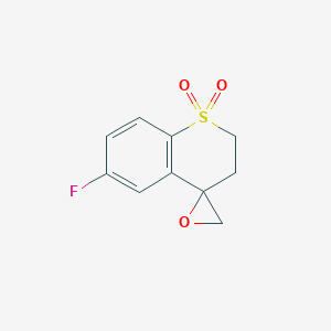 6-Fluorospiro[2,3-dihydrothiochromene-4,2'-oxirane] 1,1-dioxide
