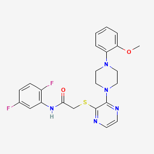 N-(3-fluoro-4-methylphenyl)-1-[3-(4-methylphenoxy)pyrazin-2-yl]piperidine-3-carboxamide
