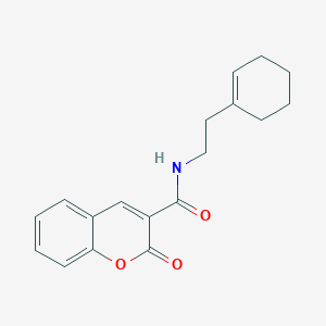 N-[2-(cyclohexen-1-yl)ethyl]-2-oxochromene-3-carboxamide