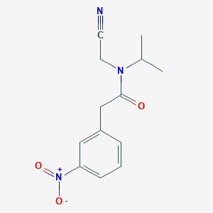 N-(cyanomethyl)-2-(3-nitrophenyl)-N-(propan-2-yl)acetamide