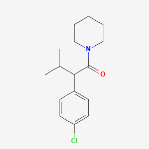 2-(4-Chlorophenyl)-3-methyl-1-(piperidin-1-yl)butan-1-one