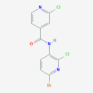 N-(6-bromo-2-chloropyridin-3-yl)-2-chloropyridine-4-carboxamide