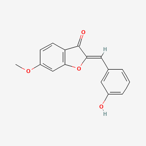 2-[(3-Hydroxyphenyl)methylene]-6-methoxybenzo[b]furan-3-one