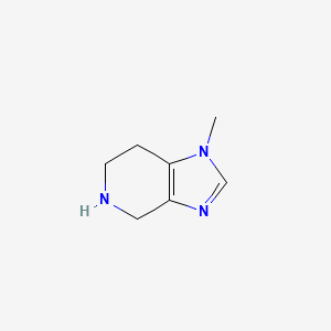 molecular formula C7H11N3 B2787674 1-Methyl-4,5,6,7-tetrahydro-1H-imidazo[4,5-C]pyridine CAS No. 87673-88-9
