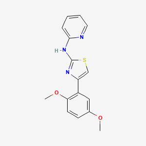 4-(2,5-dimethoxyphenyl)-N-(pyridin-2-yl)thiazol-2-amine