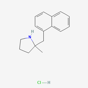 2-Methyl-2-[(naphthalen-1-yl)methyl]pyrrolidine hydrochloride