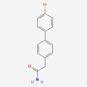 molecular formula C14H12BrNO B2787699 4'-Bromo[1,1'-biphenyl]-4-acetamide CAS No. 77529-38-5
