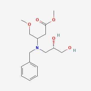 Methyl 3-(benzyl((S)-2,3-dihydroxypropyl)amino)-4-methoxybutanoate