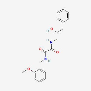molecular formula C19H22N2O4 B2787755 N1-(2-hydroxy-3-phenylpropyl)-N2-(2-methoxybenzyl)oxalamide CAS No. 1705997-01-8