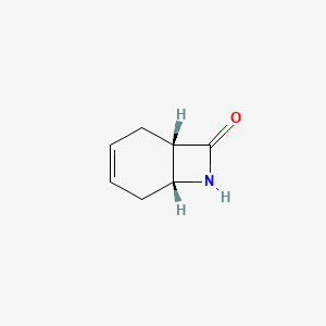 molecular formula C7H9NO B2787759 Rac-(1r,6s)-7-azabicyclo[4.2.0]oct-3-en-8-one CAS No. 20205-48-5; 77131-40-9