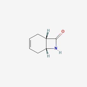 molecular formula C7H9NO B2787759 cis-7-Azabicyclo[4.2.0]oct-3-en-8-one CAS No. 20205-48-5; 77131-40-9