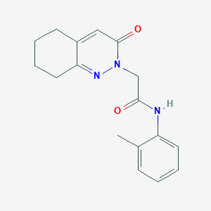 2-(3-oxo-5,6,7,8-tetrahydrocinnolin-2(3H)-yl)-N-(o-tolyl)acetamide