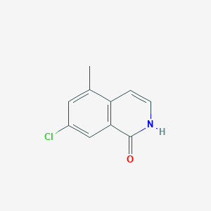 molecular formula C10H8ClNO B2787830 7-Chloro-5-methyl-2H-isoquinolin-1-one CAS No. 1700397-22-3