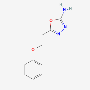 molecular formula C10H11N3O2 B2787858 5-(2-Phenoxyethyl)-1,3,4-oxadiazol-2-amine CAS No. 1016680-14-0