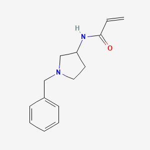 molecular formula C14H18N2O B2787932 N-(1-benzylpyrrolidin-3-yl)prop-2-enamide CAS No. 1153341-38-8