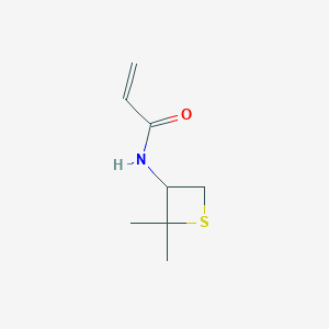 B2787966 N-(2,2-Dimethylthietan-3-yl)prop-2-enamide CAS No. 1865567-72-1