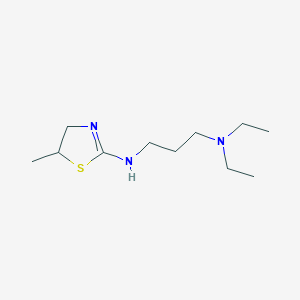 molecular formula C11H23N3S B2788003 Diethyl({3-[(5-methyl-1,3-thiazolidin-2-ylidene)amino]propyl})amine CAS No. 380436-81-7