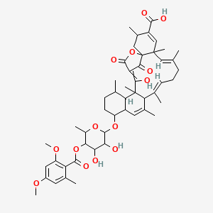 molecular formula C50H64O14 B2788044 Tetromycin C1 