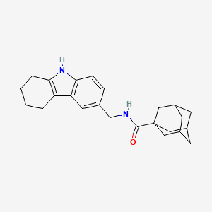 molecular formula C24H30N2O B2788101 N-[(2,3,4,9-tetrahydro-1H-carbazol-6-yl)methyl]adamantane-1-carboxamide CAS No. 852138-07-9