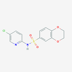 N-(5-chloropyridin-2-yl)-2,3-dihydro-1,4-benzodioxine-6-sulfonamide