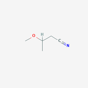 molecular formula C4H8N2O B2788125 3-Methoxybutanenitrile CAS No. 41246-22-4