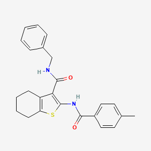N-benzyl-2-(4-methylbenzamido)-4,5,6,7-tetrahydrobenzo[b]thiophene-3-carboxamide