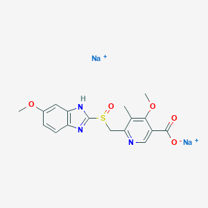 molecular formula C17H16N3Na2O5S+ B027885 Omeprazole acid CAS No. 120003-84-1