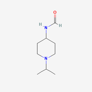 molecular formula C9H18N2O B2788584 N-[1-(propan-2-yl)piperidin-4-yl]formamide CAS No. 1423025-34-6