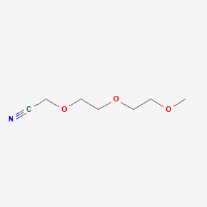 molecular formula C7H13NO3 B2788679 2-[2-(2-methoxyethoxy)ethoxy]acetonitrile CAS No. 1544206-31-6