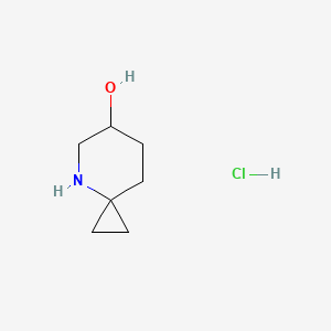 molecular formula C7H14ClNO B2788741 4-Azaspiro[2.5]octan-6-ol;hydrochloride CAS No. 2243512-60-7