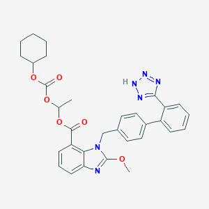 molecular formula C32H32N6O6 B027888 Candesartan Cilexetil Methoxy Analogue CAS No. 1026042-12-5