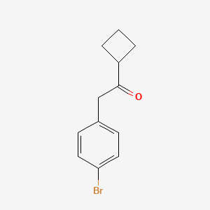 2-(4-Bromophenyl)-1-cyclobutylethan-1-one