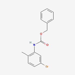 molecular formula C15H14BrNO2 B2788924 N-(Benzyloxycarbonyl)-5-bromo-2-methylaniline CAS No. 1820706-58-8