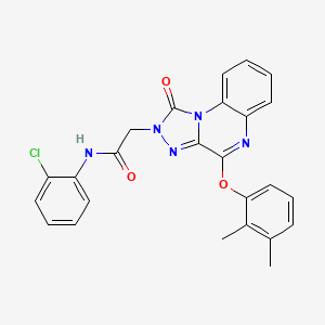 molecular formula C25H20ClN5O3 B2789000 N-(2-chlorophenyl)-2-(4-(2,3-dimethylphenoxy)-1-oxo-[1,2,4]triazolo[4,3-a]quinoxalin-2(1H)-yl)acetamide CAS No. 1189443-56-8